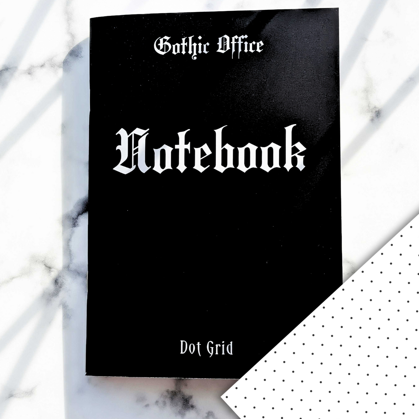 Gothic Dot Grid Notebook