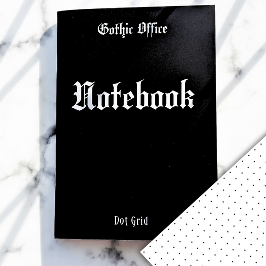 Gothic Dot Grid Notebook
