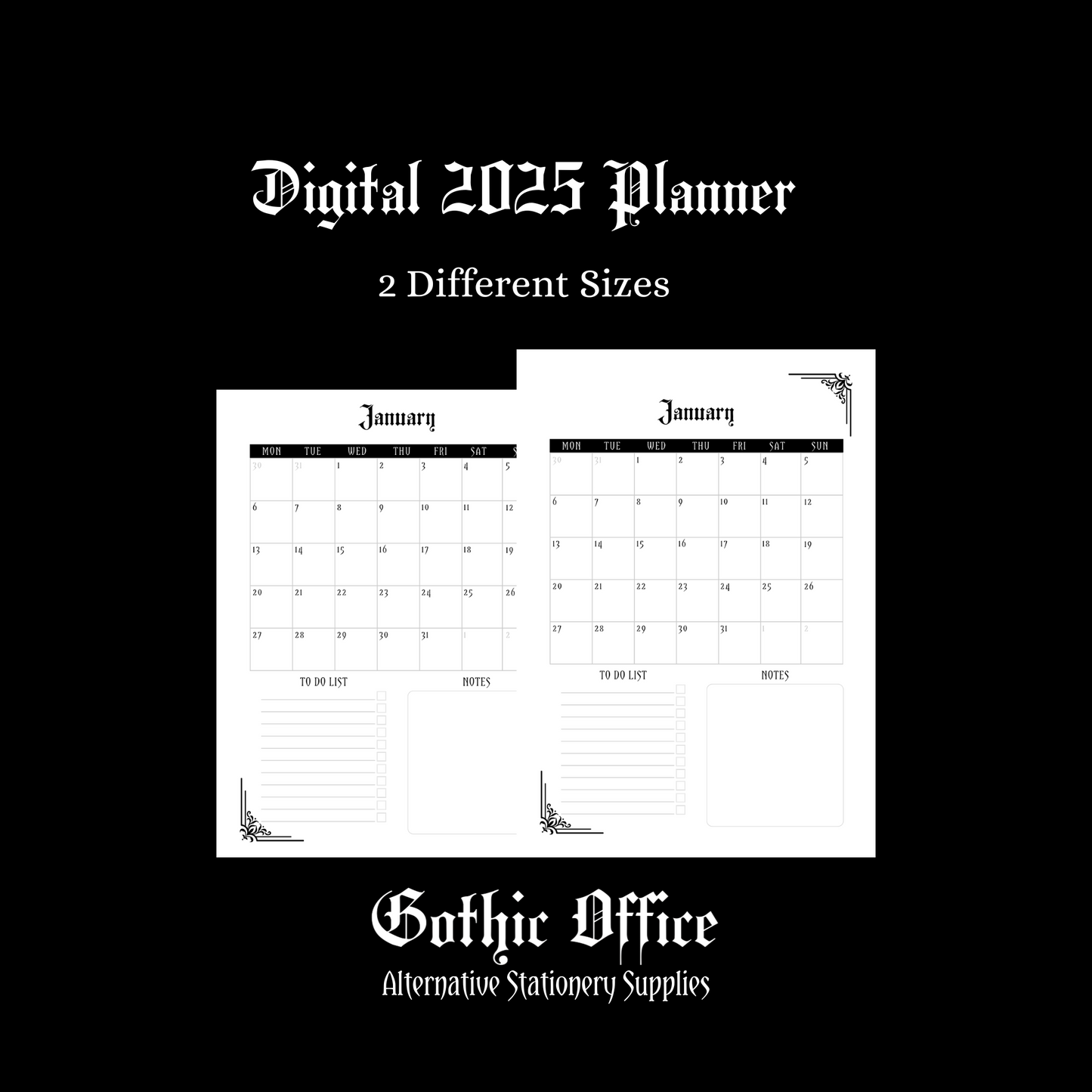 Printable 2025 Planner PDF Download