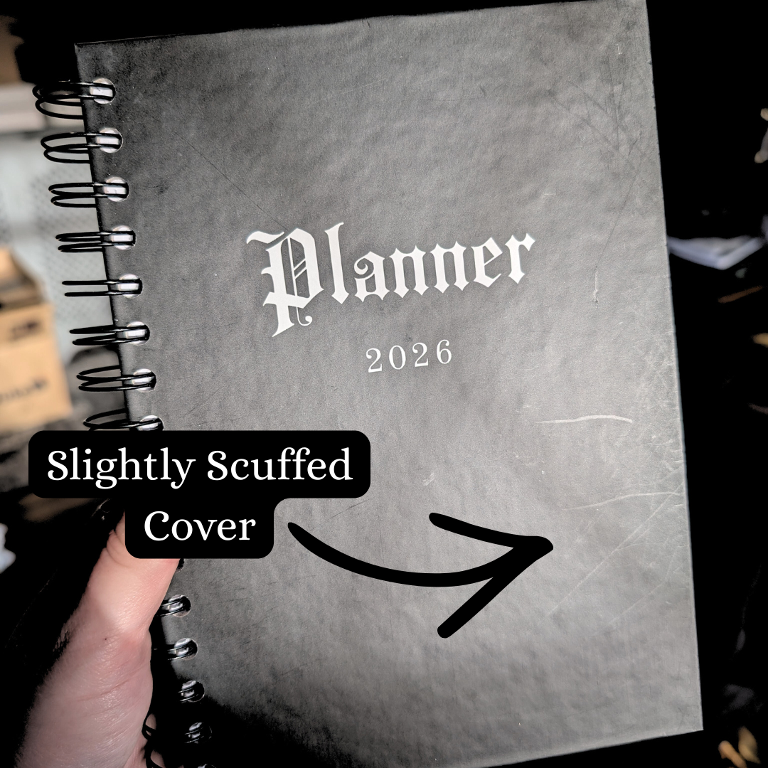 2026 Planner - SCUFFED & Random Embossing Options